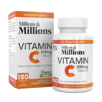 *CLEARANCE* Millions Millions Vitamin C 180 caps - expiry 10/2024